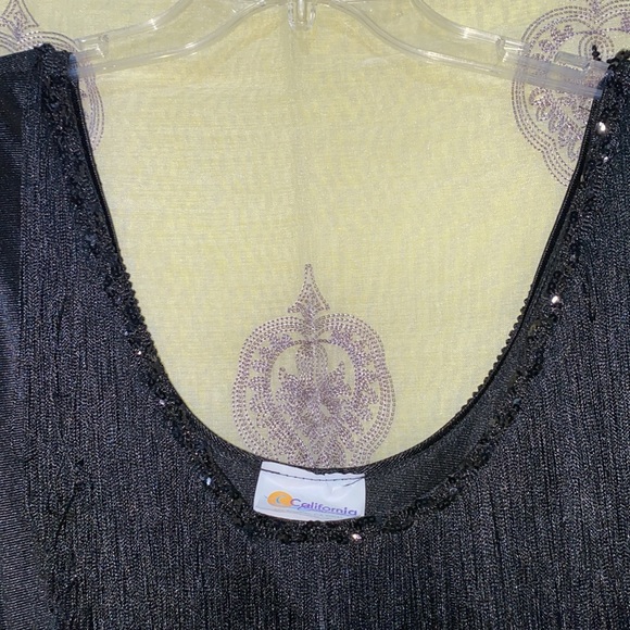 CALIFORNIA COSTUMES FRINGE “ROARING 20’S-STYLE” SLEEVELESS DRESS SZ 3X BOACK - Picture 6 of 11